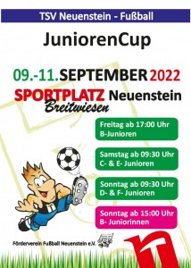Plakat JuniorenCup 2022